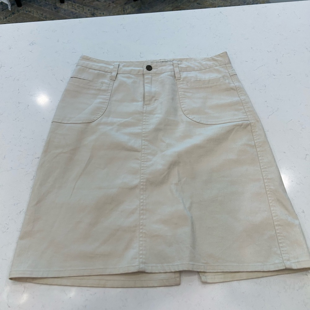 Mudd Cream A-Line Women's Skirt